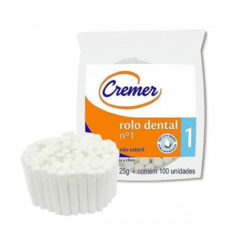 Rolo Dental de Algodão 100 Rolos - Cremer - Dental Access