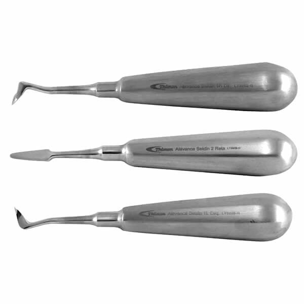 Alavanca Seldin Adulto jogo com 3 Peças - Thimon - Dental Access