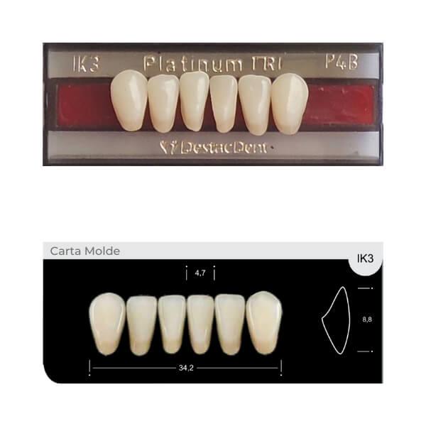 Dente Platinum Tri 03 Camadas Anterior IK3 Inferior-Imodonto - Dental Access