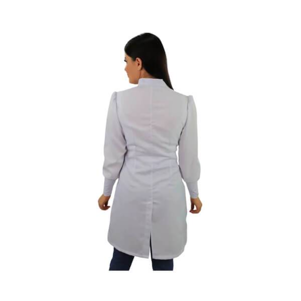 Jaleco Feminino DryFit Gola Padre c/ Zíper e Punho - Namastê - Dental Access