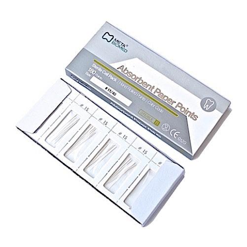 Ponta de Papel Absorvente Cell Pack Caixa com 180 Uni - Injecta - Dental Access
