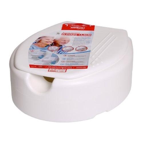 Assento Sanitario Elevado 13.5 CM com Tampa - Mebuki - Dental Access