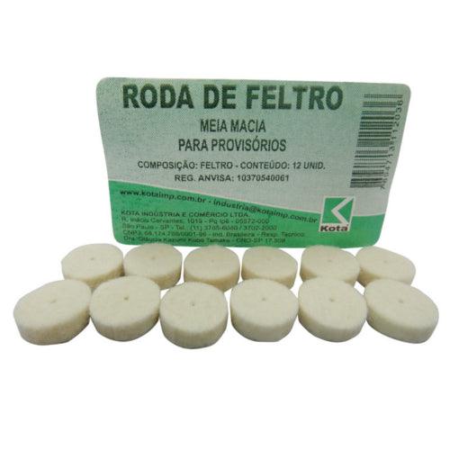 Roda de Feltro Macia (12 Un) - Kota - Dental Access