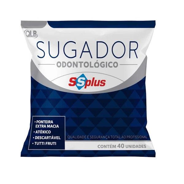 Sugador Descartável Colorido Aroma Tutti-Frutti 40 Unidades - SSPLUS