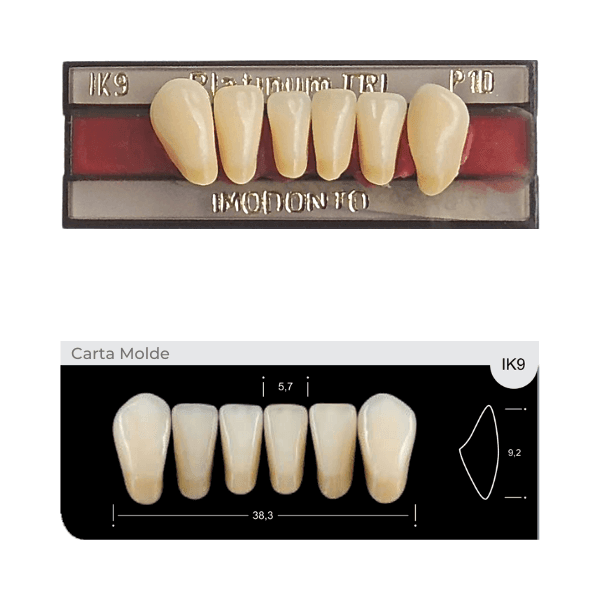Dente Platinum Tri 03 Camadas Anterior IK9 Inferior-Imodonto - Dental Access