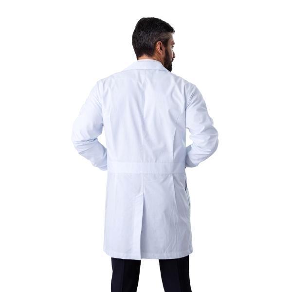 Jaleco Unissex Algodão Branco Manga Longa Básico c/ Punho - Namastê - Dental Access