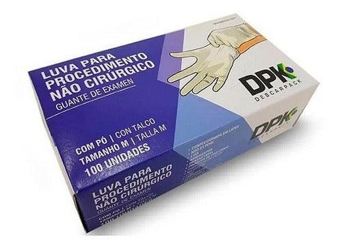 Luva Látex Para Procedimento Com Pó M 50 Pares - Descarpack