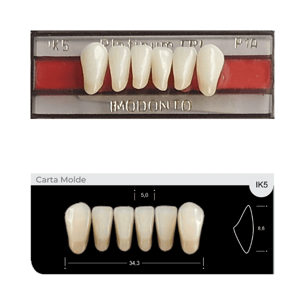Dente Platinum Tri 03 Camadas Anterior IK5 Inferior-Imodonto - Dental Access
