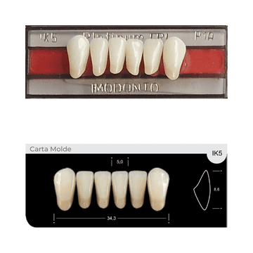 Dente Platinum Tri 03 Camadas Anterior IK5 Inferior-Imodonto