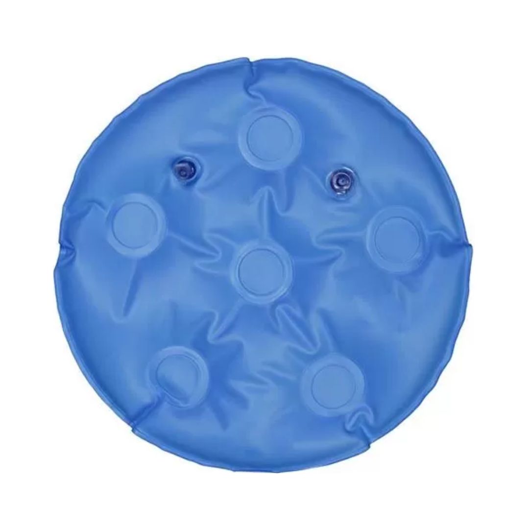 Almofada Inflável Redonda Duo (Ar ou Água) Azul - Natural - Dental Access