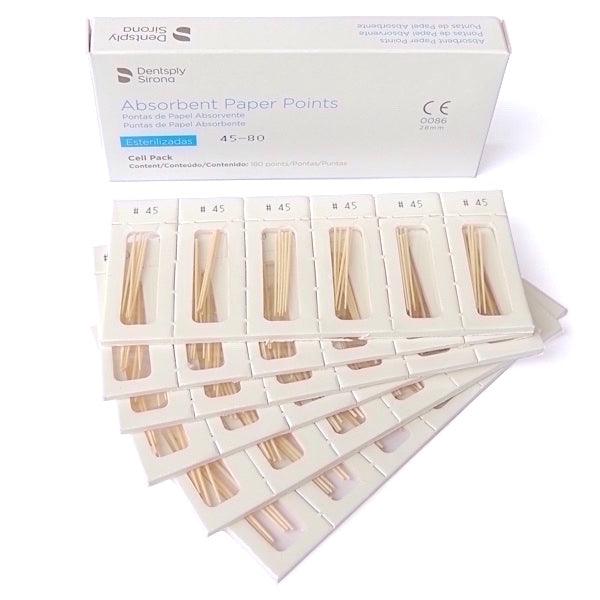 Ponta De Papel Absorvente Cell Pack Estéril 180 Unidades - Dentsply - Dental Access