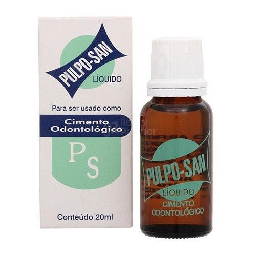 Pulpo-San Líquido Cimento Odontológico 20ml - Sswhite