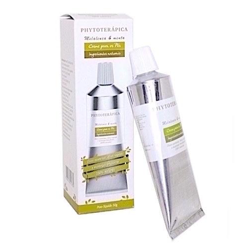 Creme para os Pés Melaleuca e Menta 50g - Phytoterápica - Dental Access
