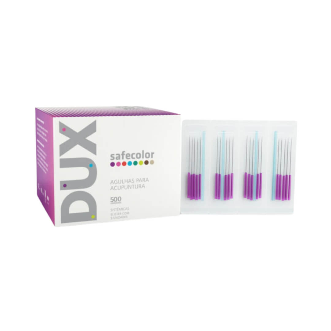 Agulha Sistêmica para Acupuntura Safecolor 500UN - Dux
