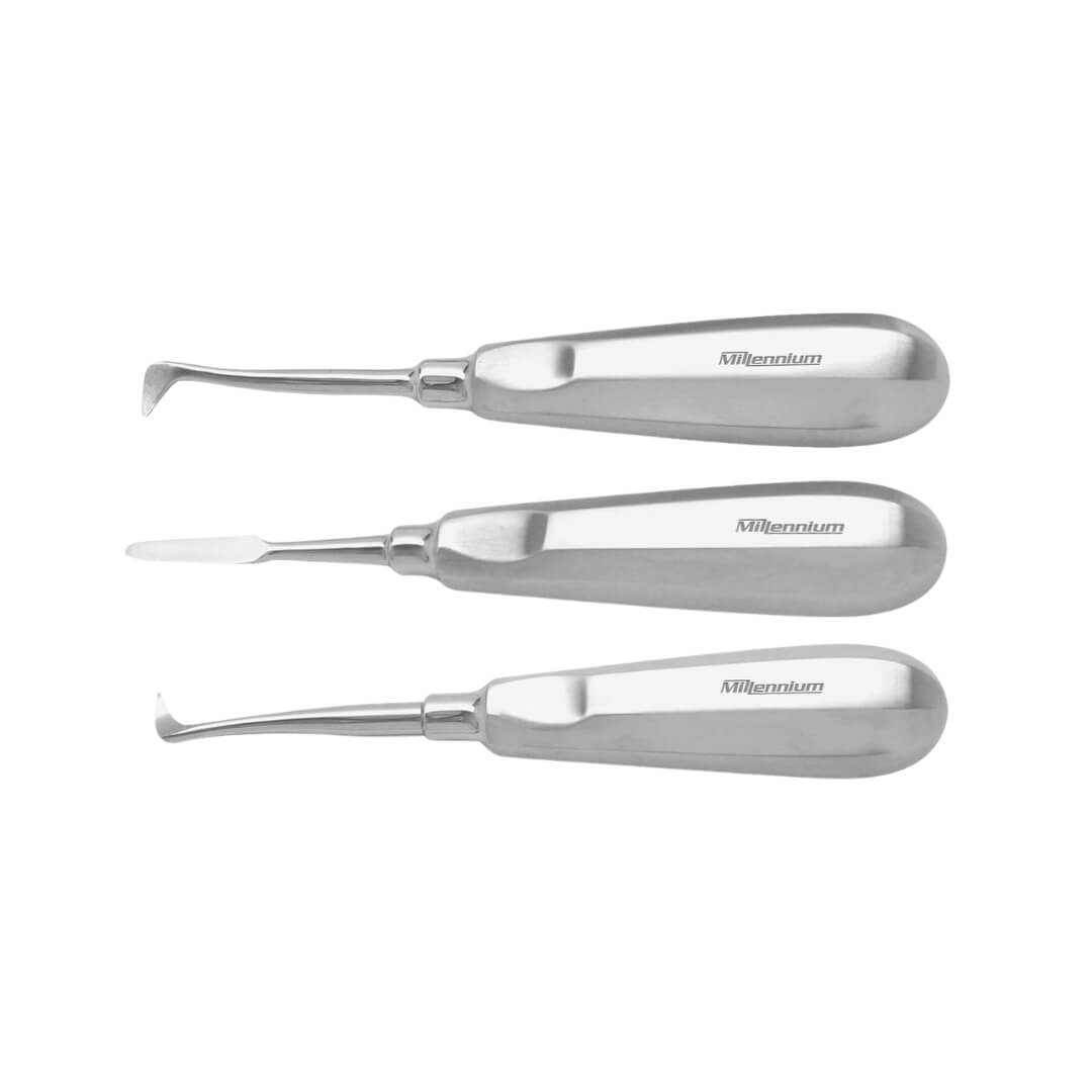 Alavanca Seldin com 3 Peças Adulto Kit Millennium - Golgran - Dental Access