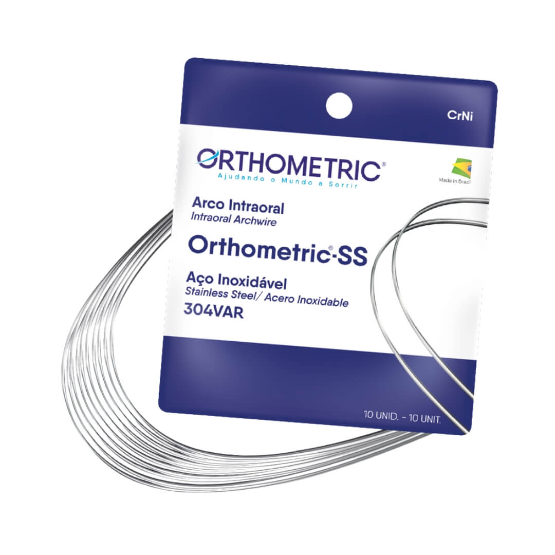 Arco Aço SS Retangular Inferior - Orthometric - Dental Access