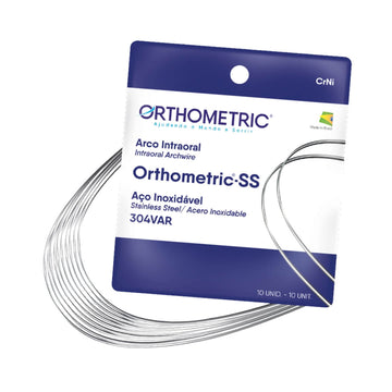 Arco Aço SS Retangular Inferior - Orthometric - Dental Access