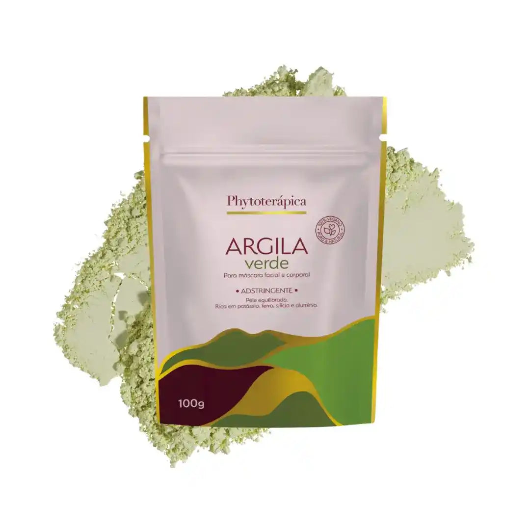 Argila para Máscara Facial e Corporal 100g - Phytoterápica