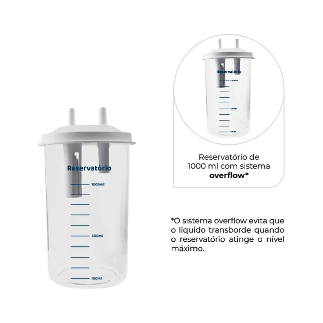 Aspirador de Fluídos e Secreções Maxmed - Dellamed