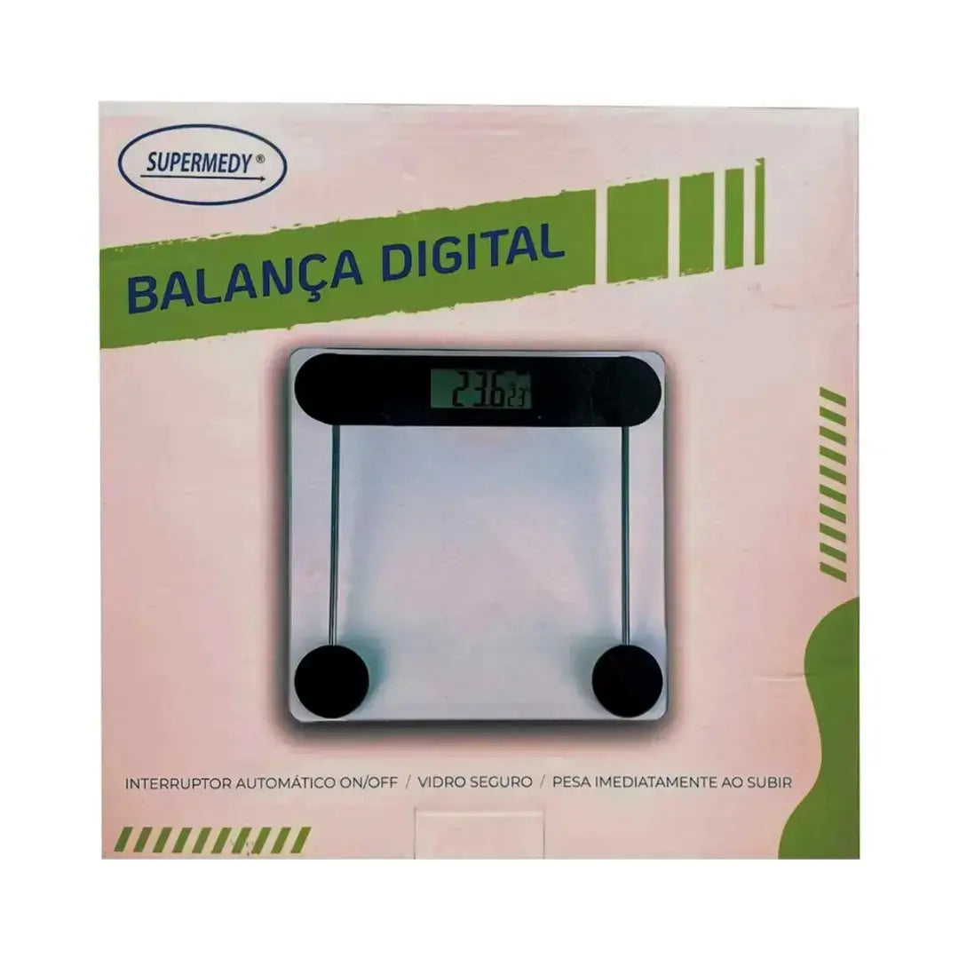 Balança Digital Glass 180kg - Supermedy