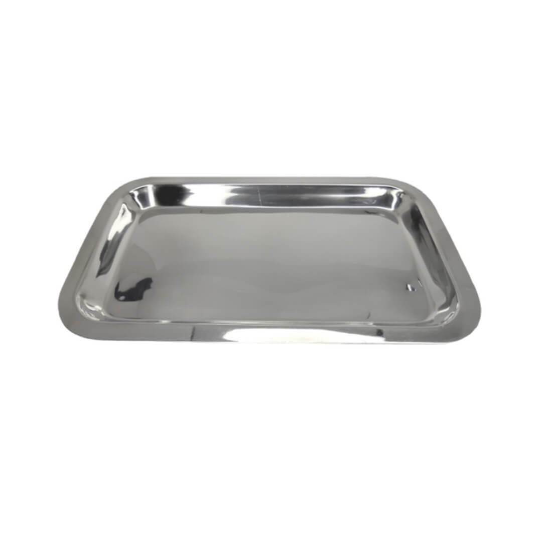 Bandeja Lisa Inox (22 x 12 x 1,5)cm (G300) - Golgran - Dental Access