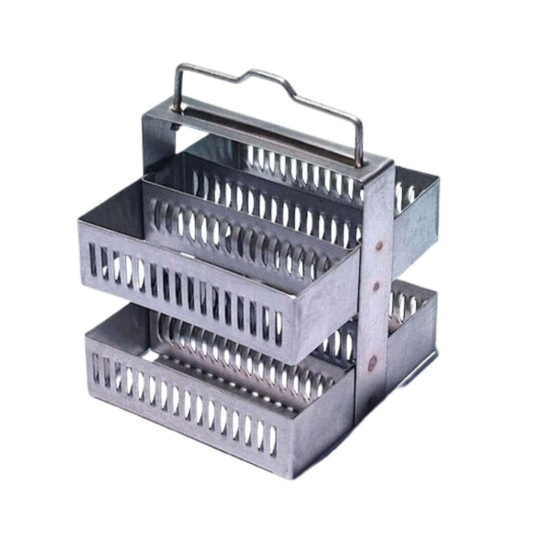 Berço de Aço Inox para Coloração - Global Trade - Dental Access