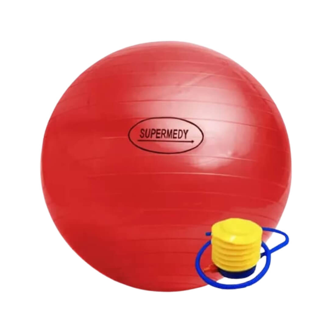 Bola para Ginástica com Bomba de Inflar - Supermedy - Dental Access