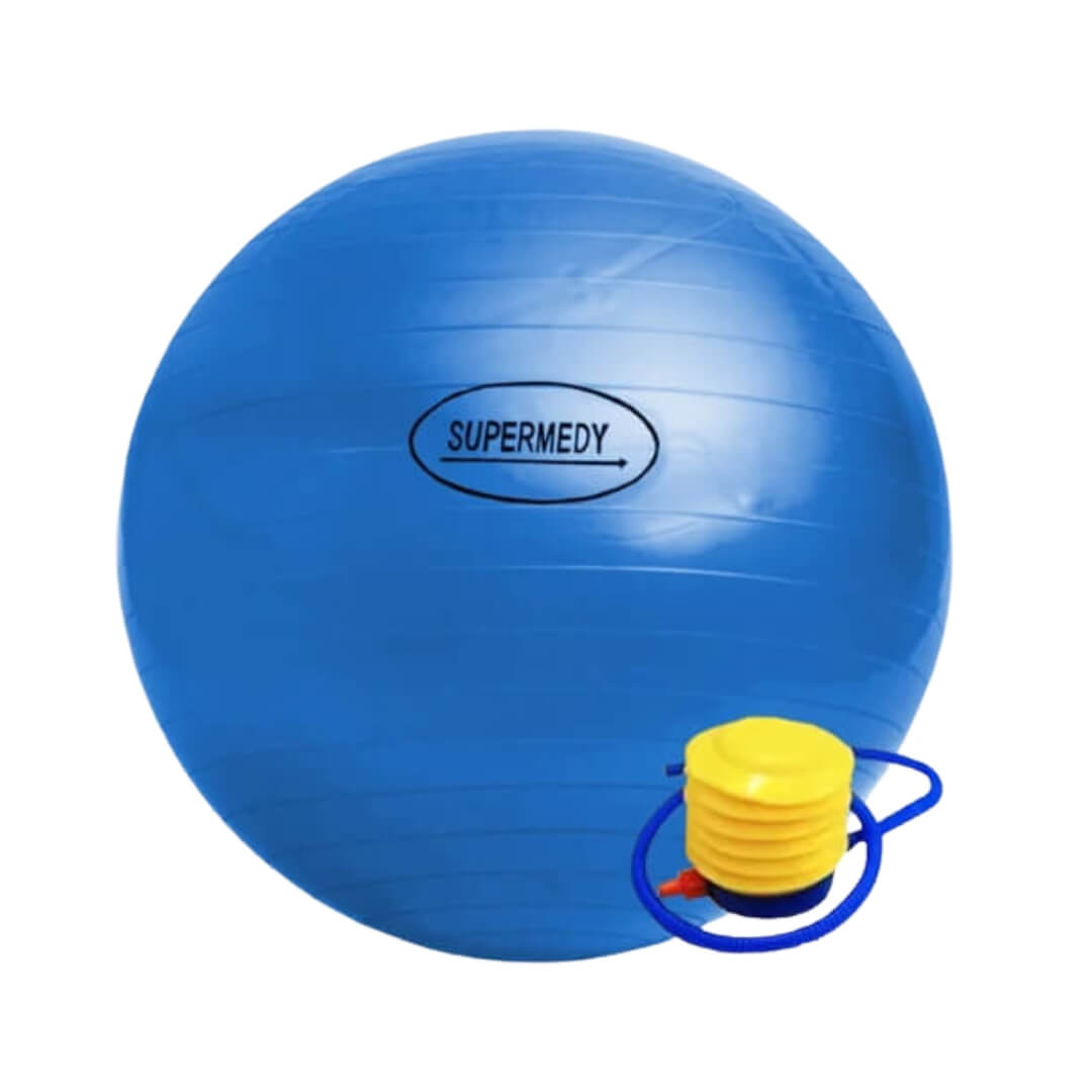 Bola para Ginástica com Bomba de Inflar - Supermedy - Dental Access