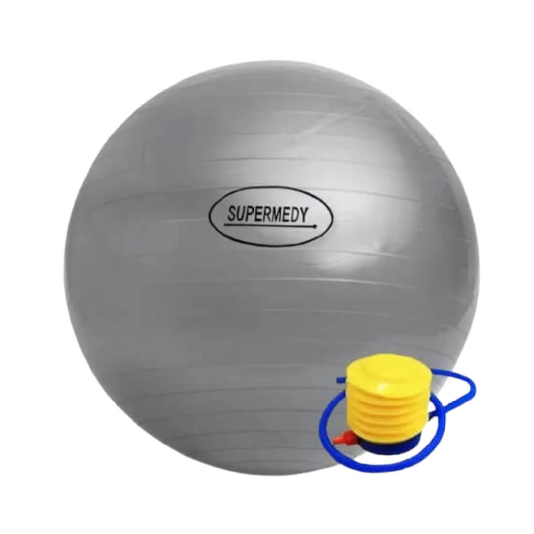 Bola para Ginástica com Bomba de Inflar - Supermedy - Dental Access