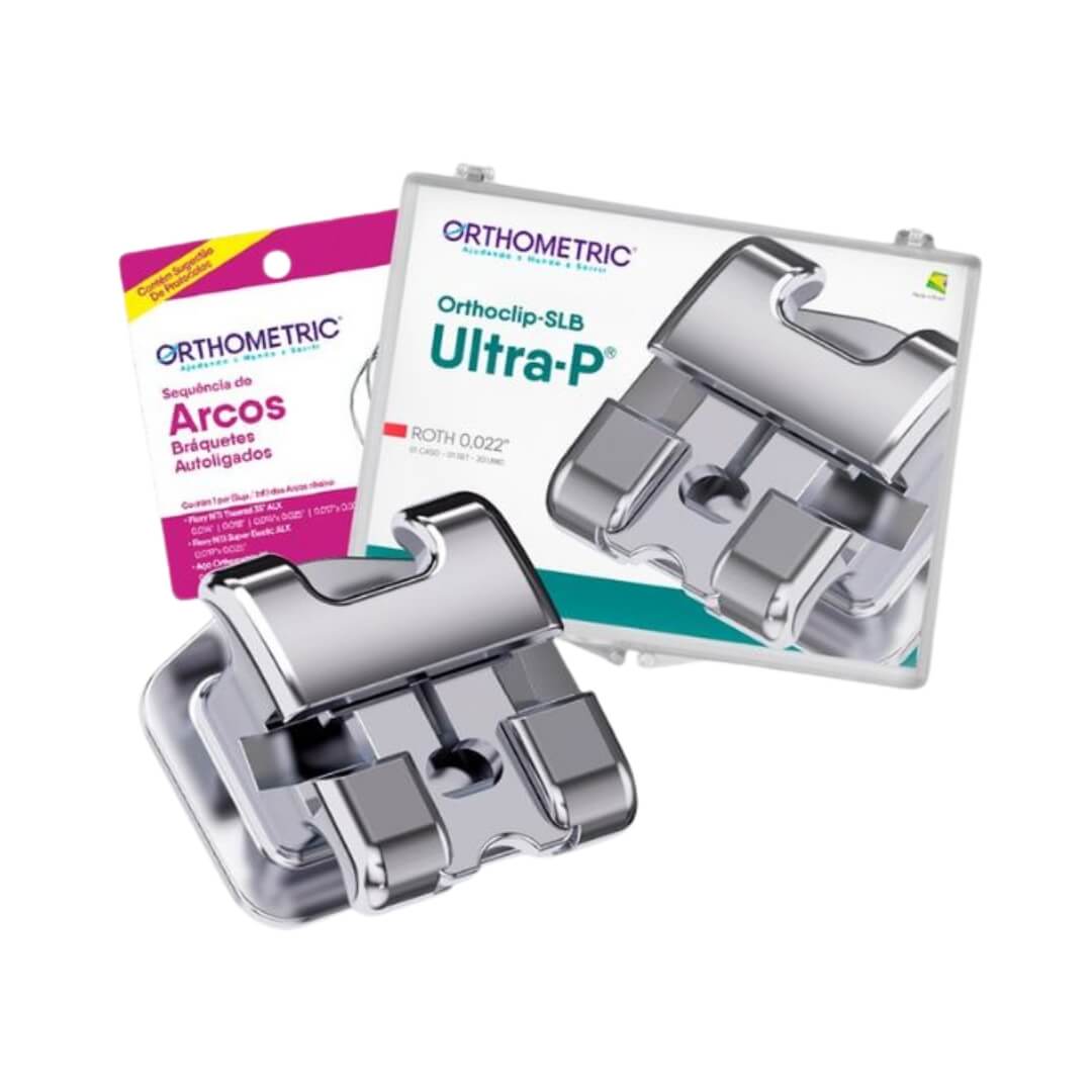 Bráquete Metal SLB Ultra-P Roth 0.022 + Sequência de Fios - Orthometric