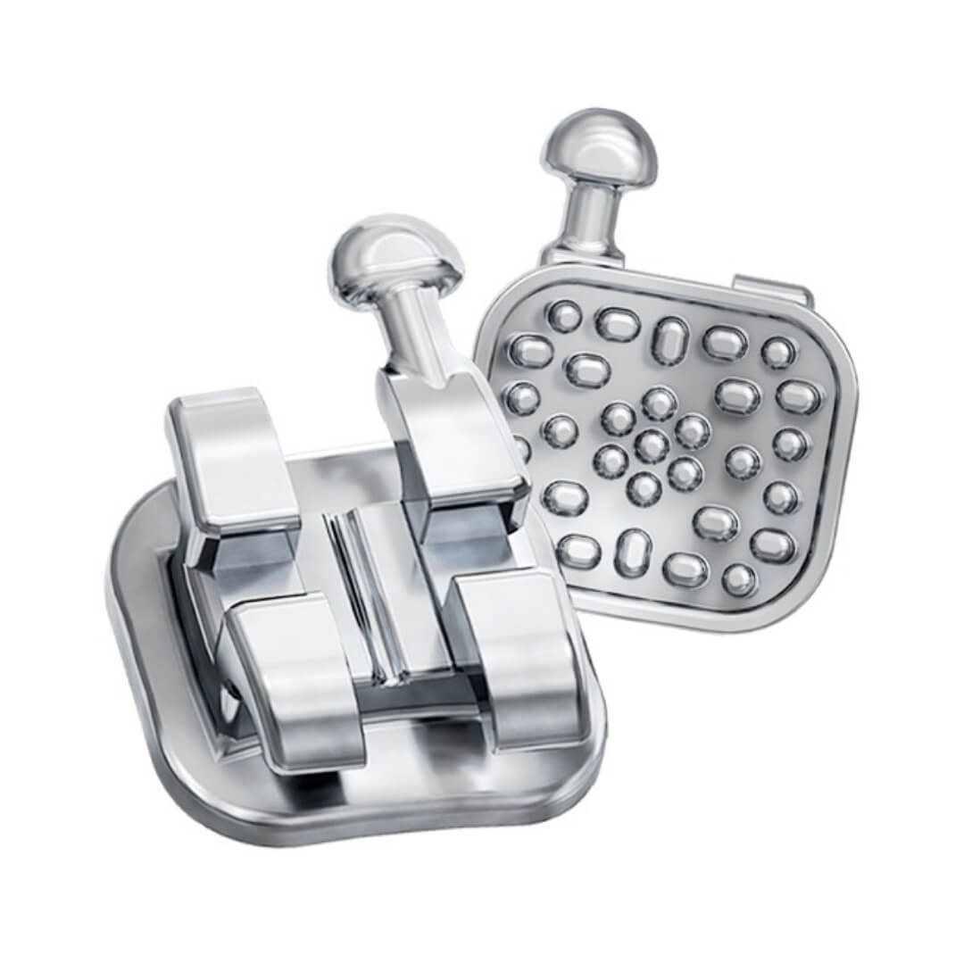 Bráquete Metálico Advanced Series Edgewise com Gancho 1 Caso - Orthometric