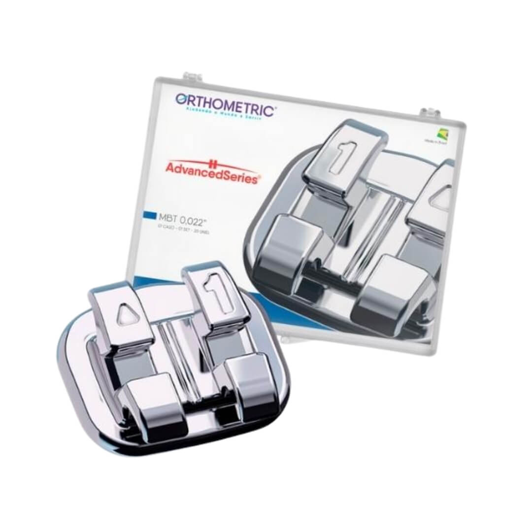 Braquete Metálico Advanced Series MBT 0,022" 1 Caso - Orthometric