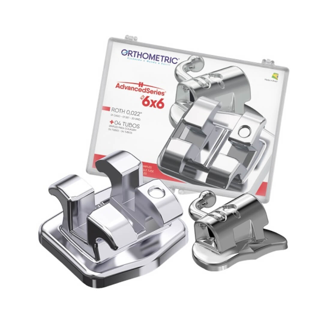 Advanced Series Roth Metal Bracket 0.022 1 Case 6x6 - Orthometric