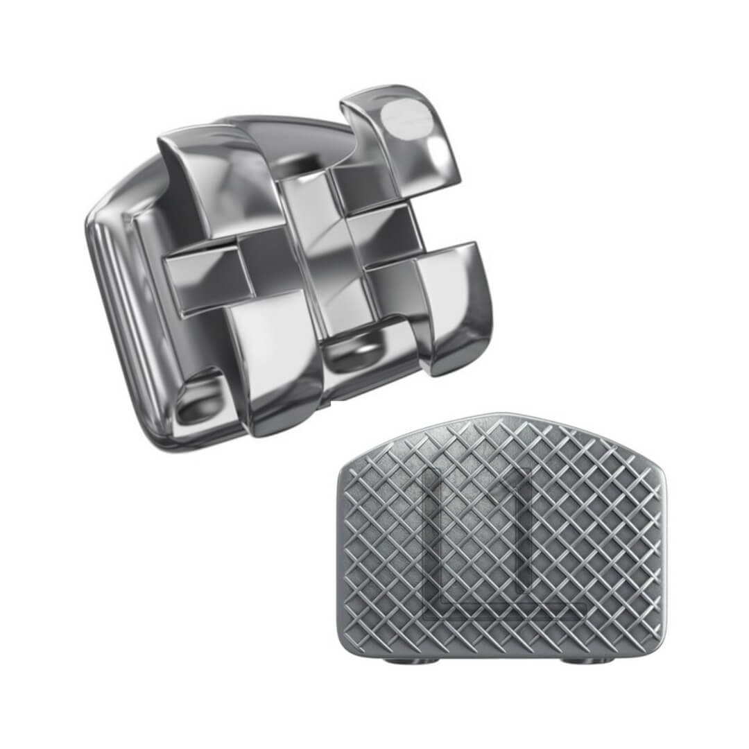 Braquetes Metálicos Premium Elite Bidimensional Roth 0.018"/0.022" - Orthometric