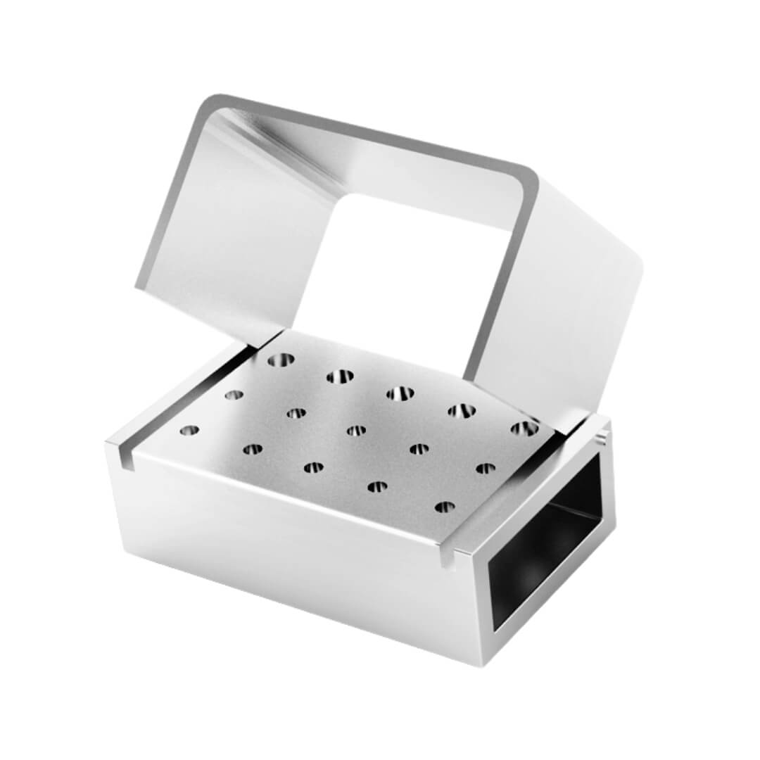 Broqueiro em Alumínio Autoclavável 15 Furos Misto - Maquira - Dental Access