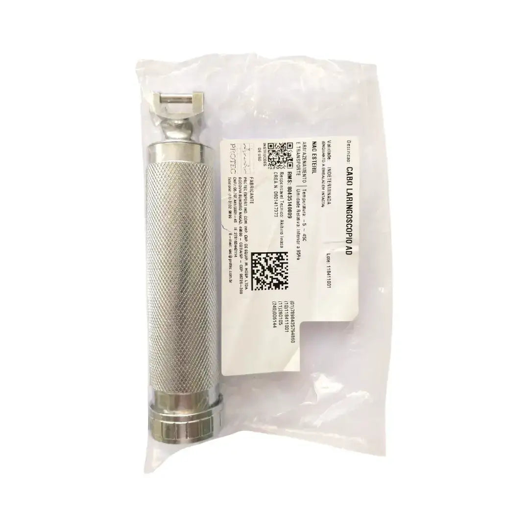 Cabo Laringoscópio em Aço Inox - Protec - Dental Access