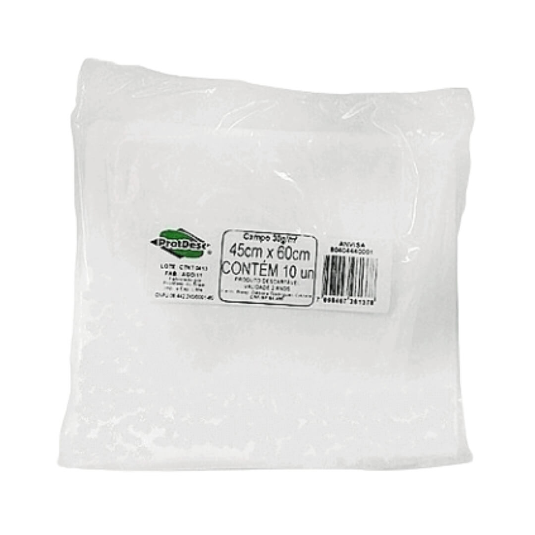 White Surgical Drape GR30 TNT with 10 Units - Protdesc