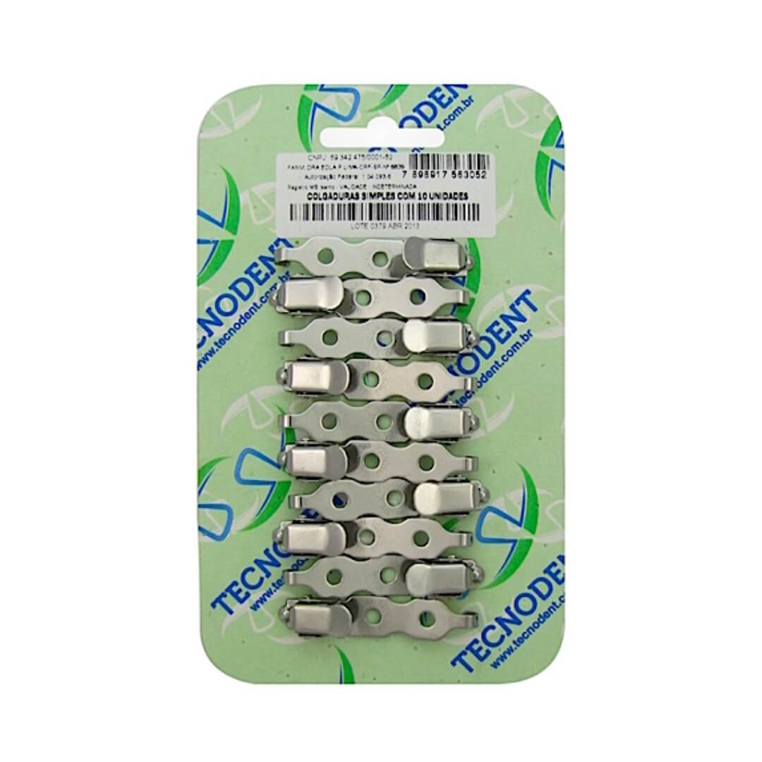 Colgadura Simples com 10 Unidades - Tecnodent