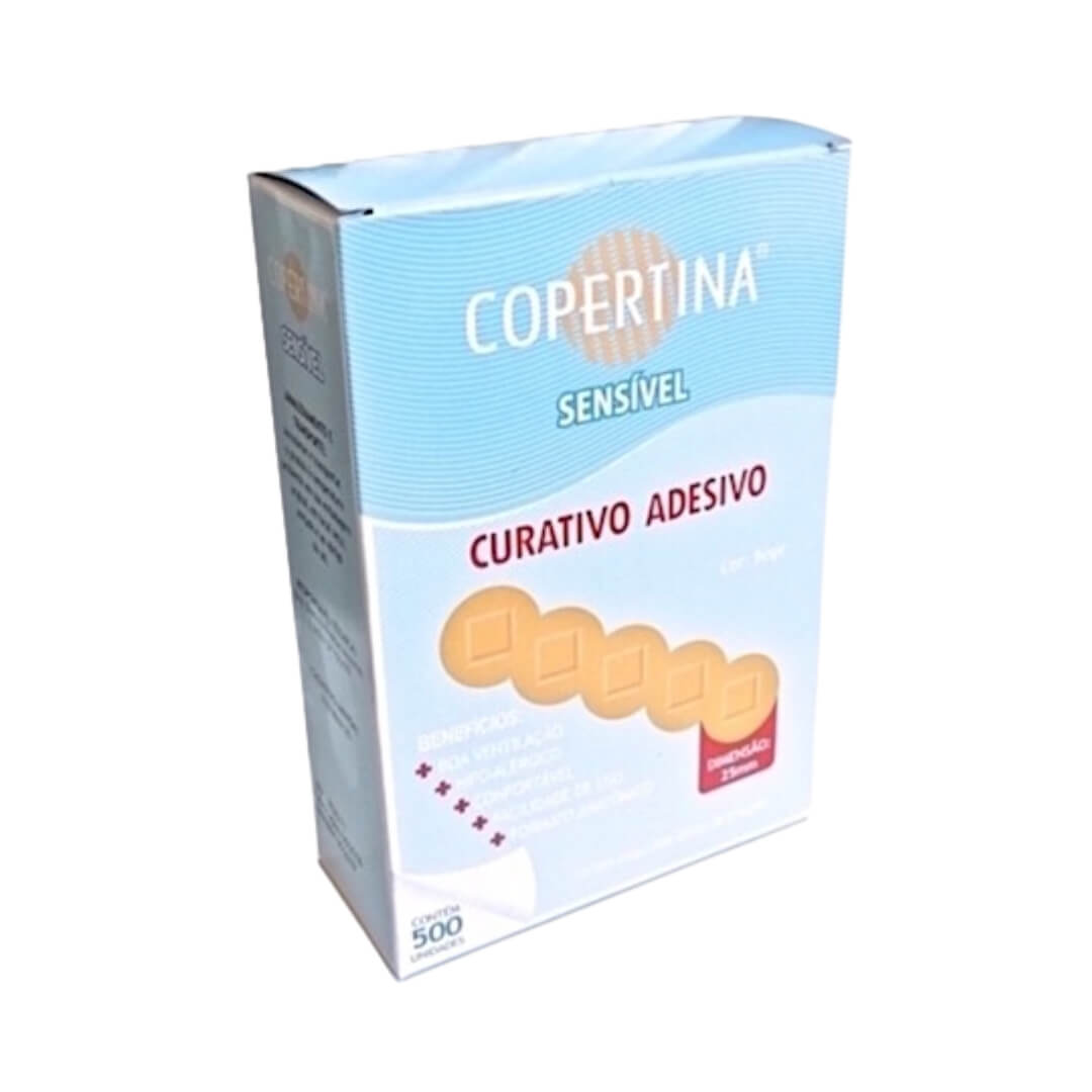 Curativo Estéril Pós Coleta Adulto 2,5cm Bege 500 UN - Cral