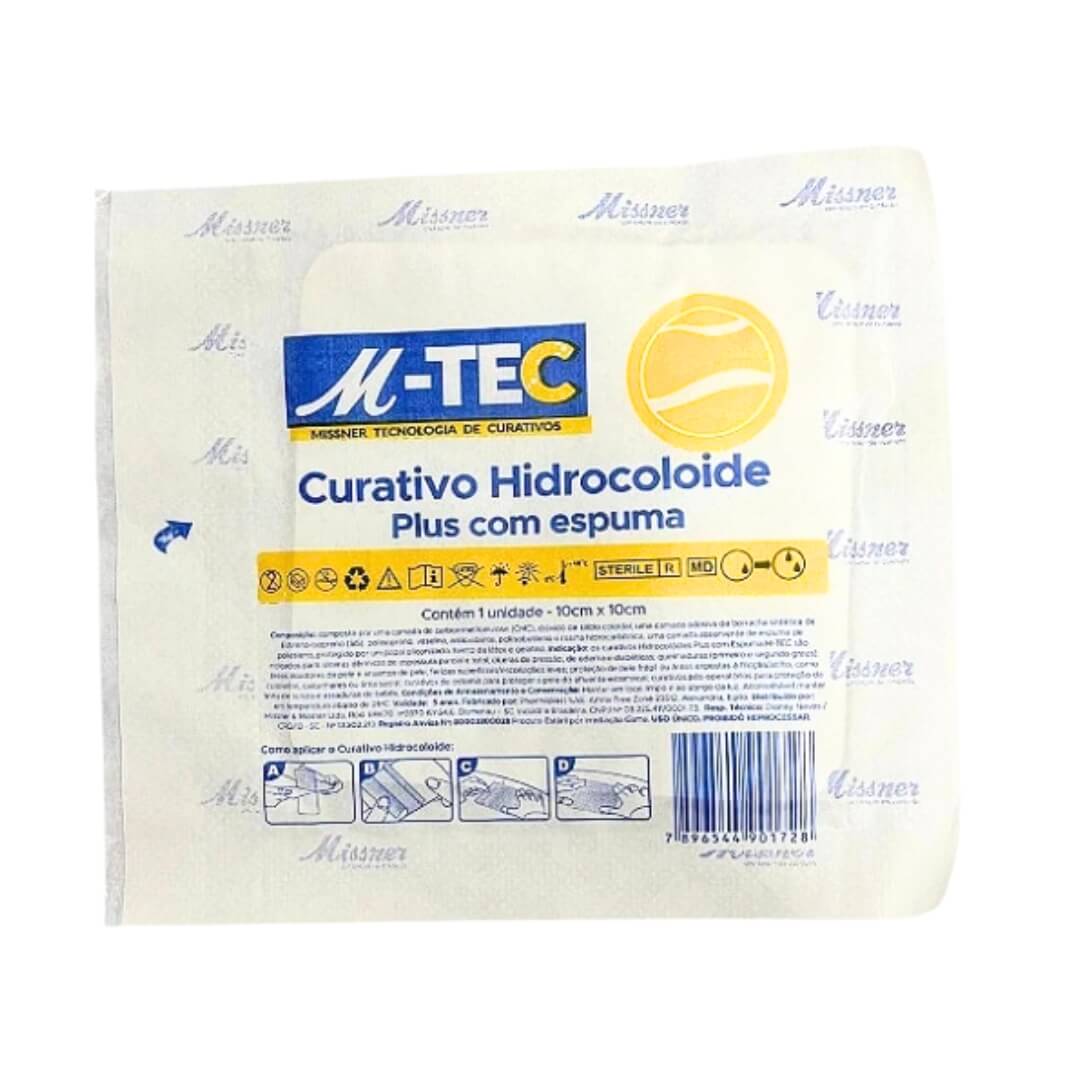 Curativo Hidrocolóide com Espuma MTec 10cmx10cm Un - Missner - Dental Access