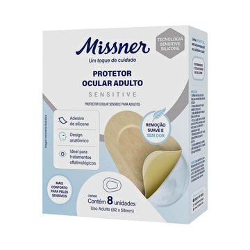 Protetor Ocular Sensitive Adesivo de Silicone - Missner