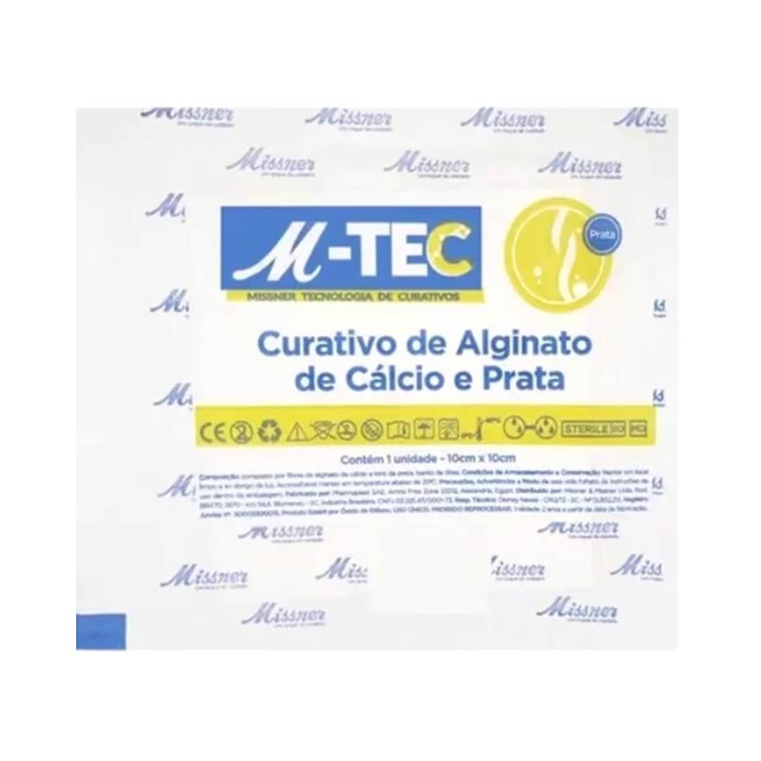 Curativo de Alginato de Cálcio e Prata Unidade - Missner