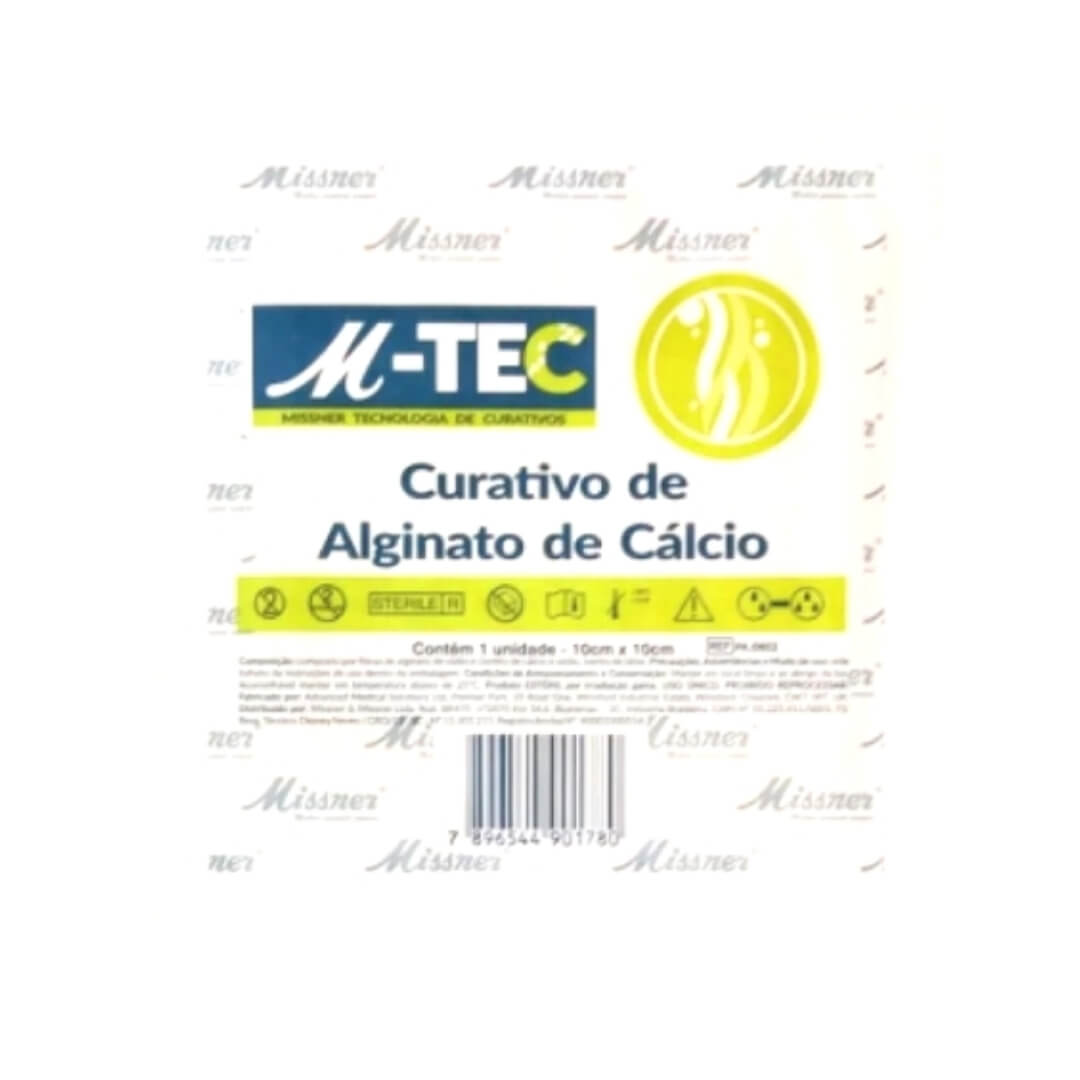 Curativo de Alginato de Cálcio Unidade - Missner