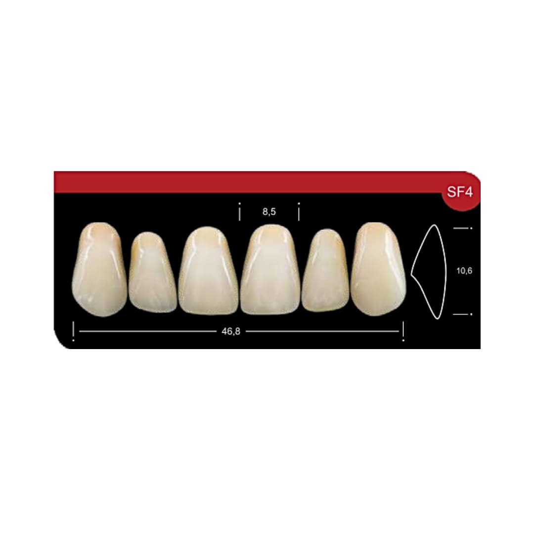 Dente Platinum Tri 03 Camadas Anterior SF4 Superior-Imodonto