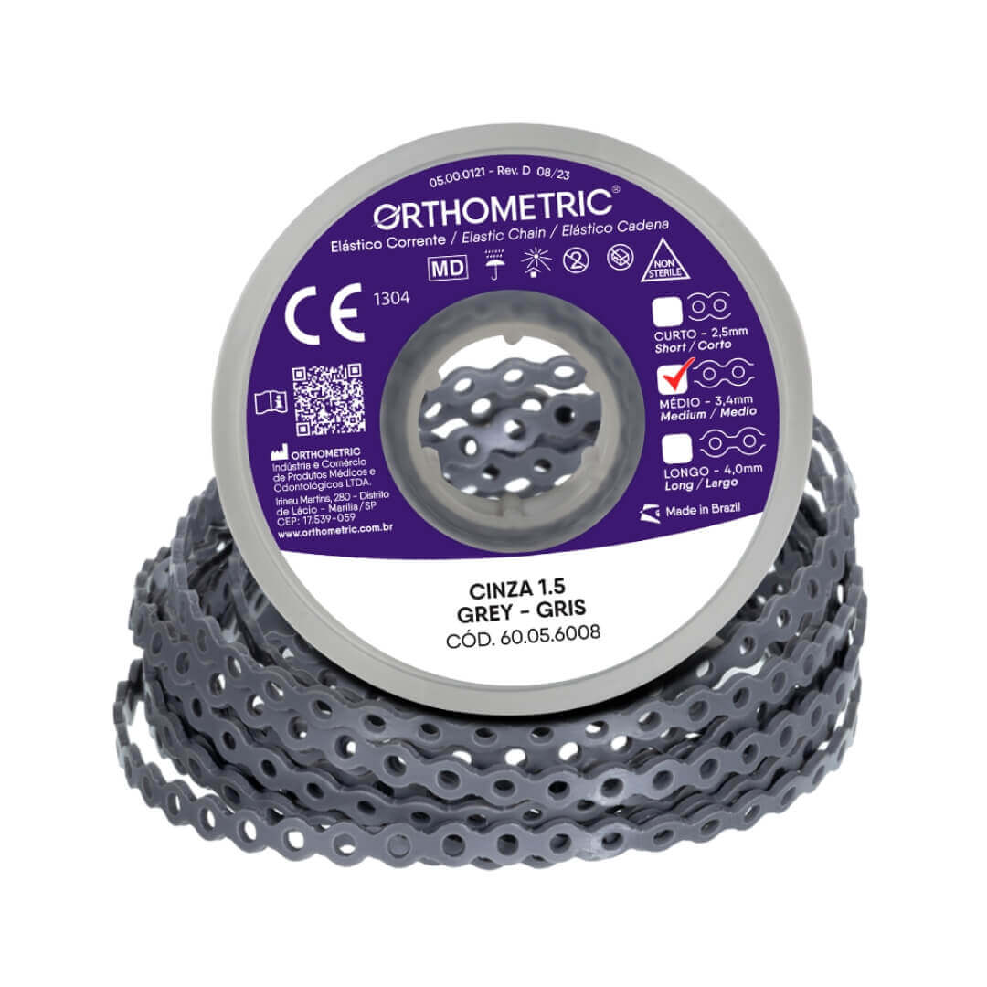 Elástico em Corrente Médio 1,5M - Orthometric