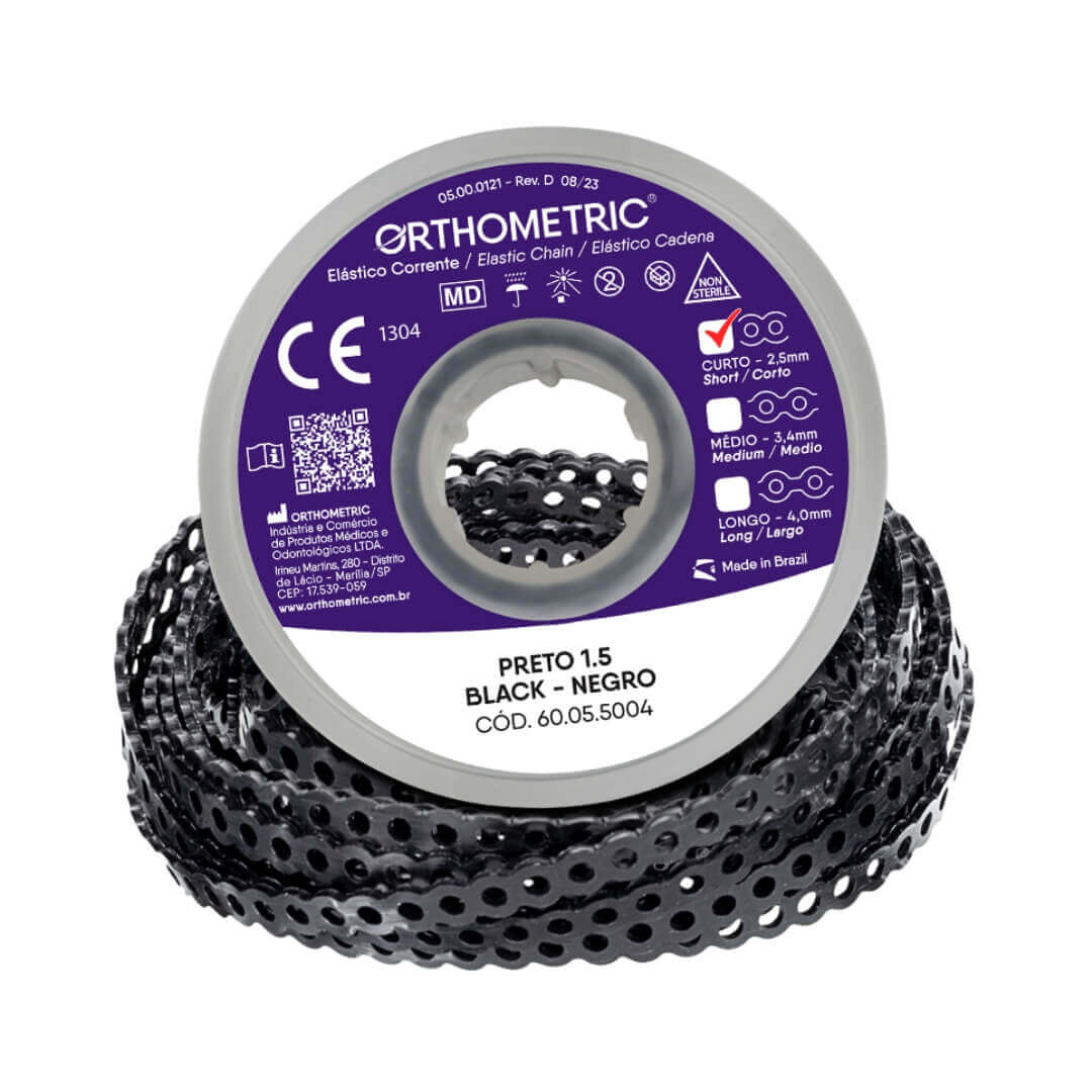 Elástico em Corrente Curto 1,5M - Orthometric