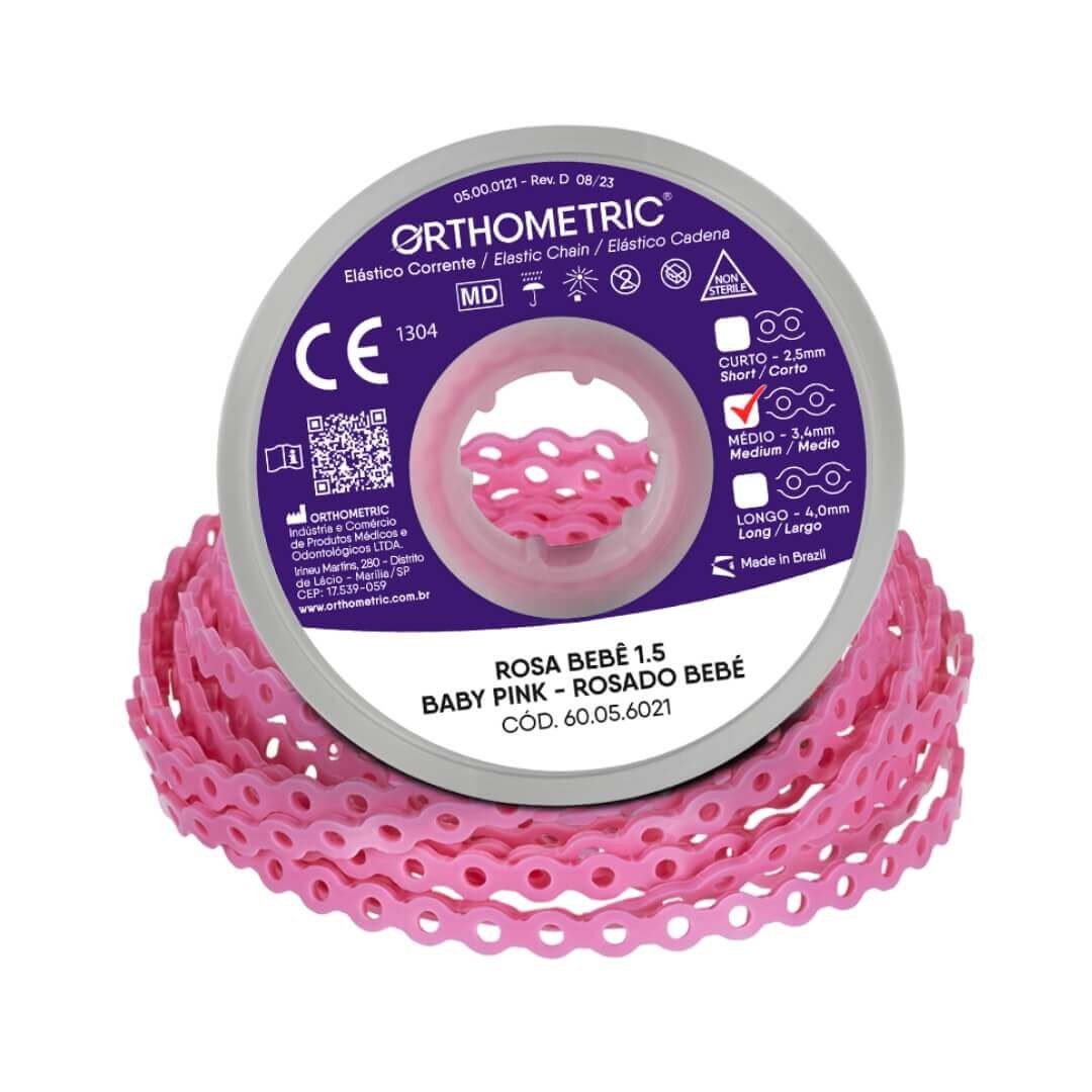 Elástico em Corrente Médio 1,5M - Orthometric