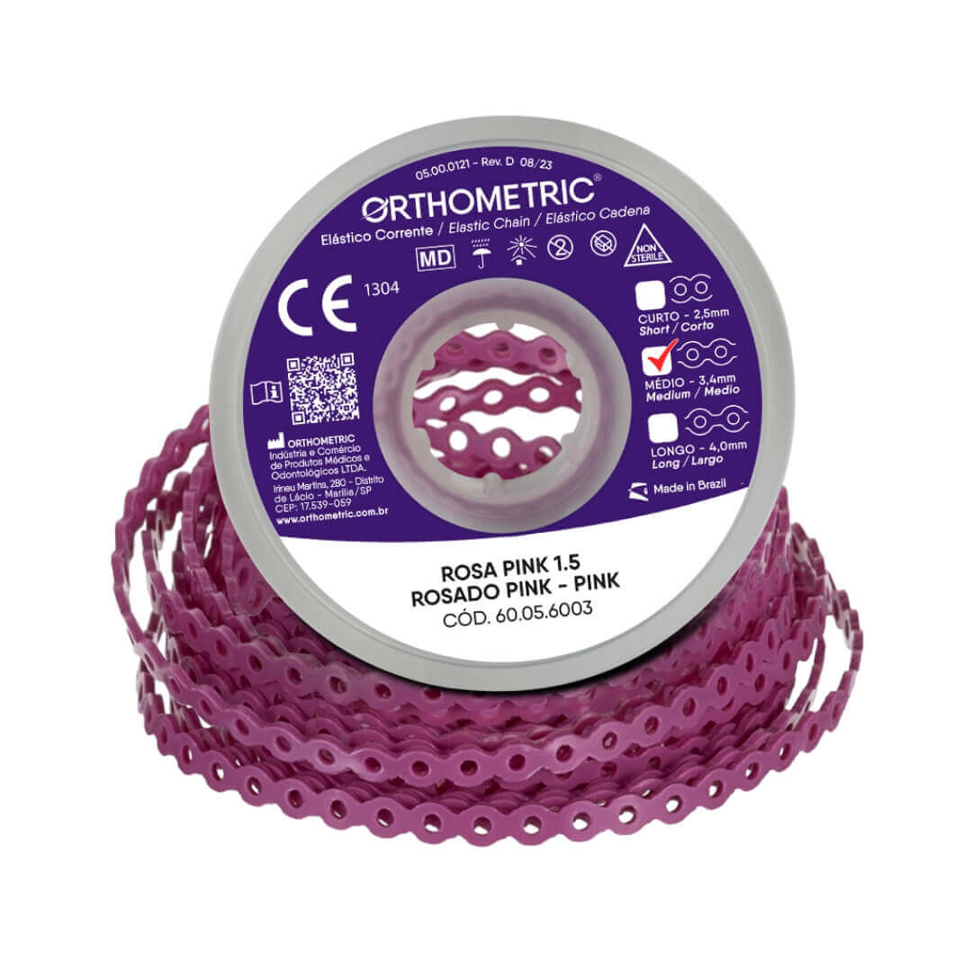 Elástico em Corrente Médio 1,5M - Orthometric