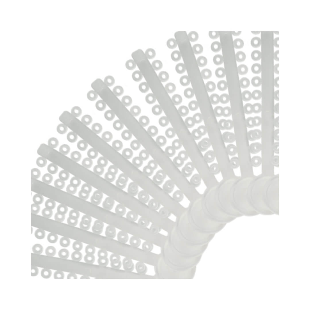 Ligadura Elástica Modular Cores Cristal  - Orthometric - Dental Access