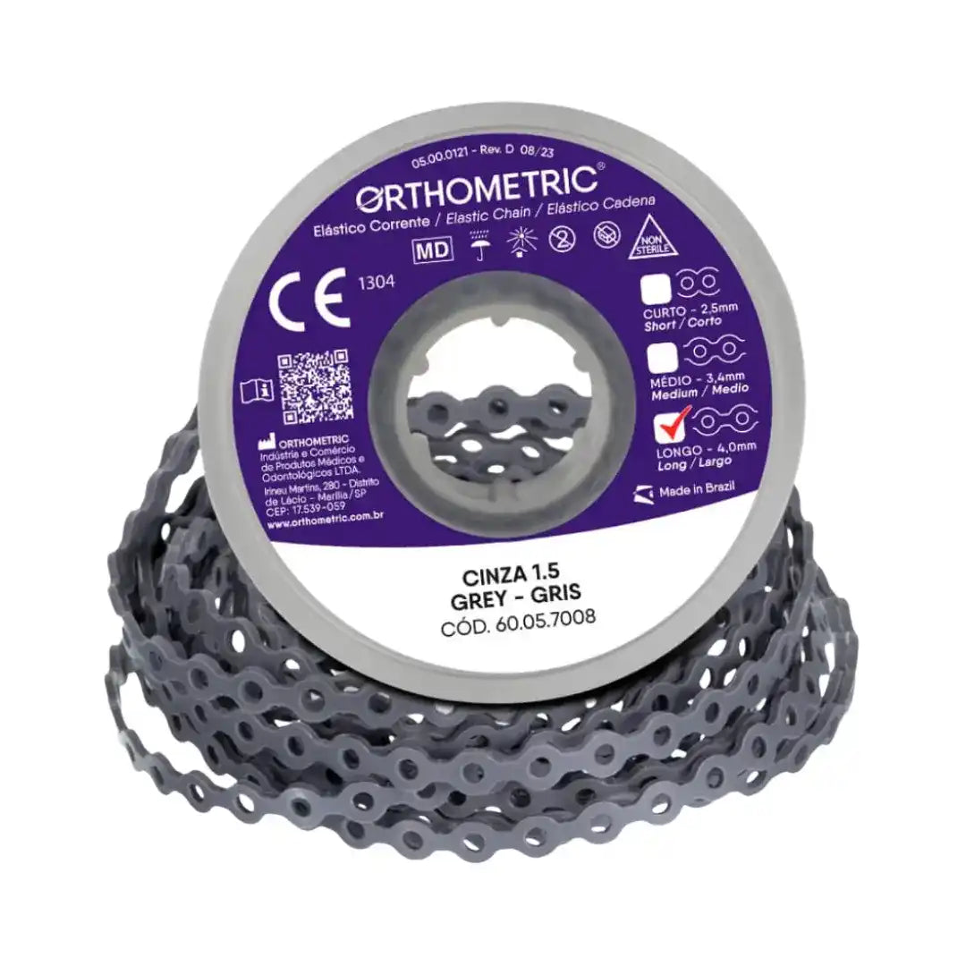Elástico em Corrente Longo 1,5M - Orthometric | Dental Access